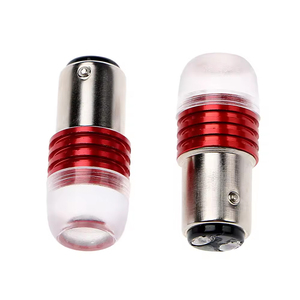Lampe de voiture <span class=keywords><strong>LED</strong></span> 1156 1157 BA15S P21W Lentille en silice Cob Lampe de clignotant à haute luminosité pour moteur automobile S25 Flash stroboscopique <span class=keywords><strong>Ampoule</strong></span> de lampe de recul - Product Image 1
