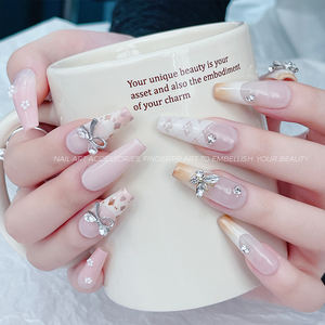 Adornos de Uñas de Lujo con Pedrería 3D en Forma de Mariposa, Decoraciones para Arte de Uñas - Product Image 4