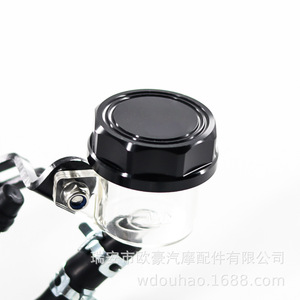 Cnc Aluminum Alloy Oil Cup Cap For Electric Motorcycle <b>Clutch</b> Universal Replacement Small Oil Can Transparent With Gold Lid - Product Image 2