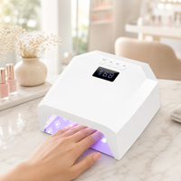 Lampe à ongles professionnelle 48W, lumière rouge UV LED, machine de séchage pour manucure, séchage rapide du vernis gel, équipement de salon