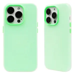 Accesorios para celulares 2 en 1 funda de teléfono de moldeo por inyección para Celulares para iPhone 13 14 15 fundas de celulares para teléfonos móviles