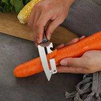 2026 Nieuwe Sale Keukenaccessoires 5-delige Set Schilmesjes Groente Fruit Handmatig RVS Schilmesjes Dubbelzijdig Schilmesje