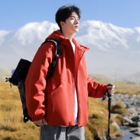 Veste coupe-vent à capuche pour homme, gris clair, surdimensionnée, chaude pour l'hiver, décontractée, streetwear, vêtements d'extérieur