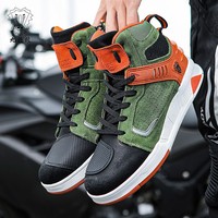 Chaussures de moto, bottes de moto, équipement respirant anti-chute pour l'été, chaussures de course sur route pour les trajets quotidiens