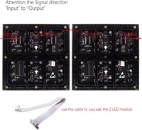 Panneau d'affichage à LED P3 intérieur haute résolution 192*192MM 1/32s LED Module Board pour la publicité intérieure