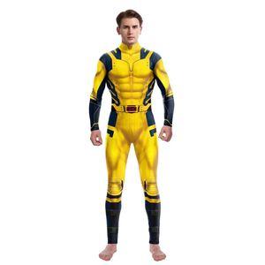 Traje de Cosplay de Héroe de <span class=keywords><strong>Película</strong></span>, Mono Ajustado con Estampado Digital 3D de Alta Elasticidad para Halloween, Comic-Con y Juegos de Rol - Product Image 2