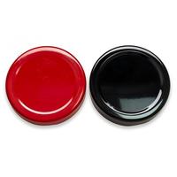 Tapa de rosca metálica de hojalata con estampado colorido para envases de miel de vidrio de 48mm, 53mm, 58mm, 63mm, 70mm