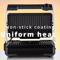 Meilleure vente transfrontalière - Gril électrique tout-en-un 2300W pour steaks, barbecue, four de cuisson et machine à galettes de bœuf