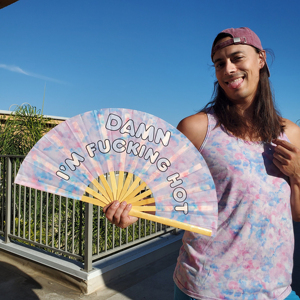 Clack Fan Custom Hand Small Eventail Logo Bamboo Abanicos De Mano Al Por Mayor a Main Wood Fans - Product Image 4