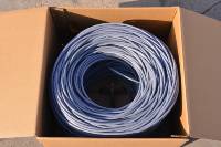 Cable Ethernet Cat6 Hongan de 305m, Conductor Sólido SFTP UTP, Cable de Red LAN para Internet