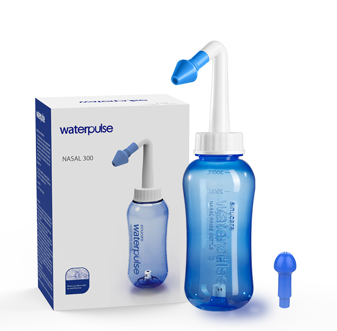 Waterpulse Exclusive Patent Sinus Rinse Nasal Wash Bottle Nose Irrigator