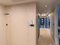 Maison conteneur capsule spatiale préfabriquée de luxe pour hôpital, 20 pieds 40 pieds, conception chinoise, panneau sandwich, structure en acier léger