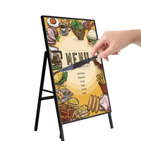 Panneau de menu Led rétro-éclairé pour publicité Panneau lumineux Led Slim Light Box Panneaux publicitaires