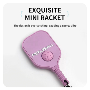 Pendentif souvenir pour équipe de pickleball, porte-clés en silicone avec logo personnalisé, article sportif pour achat groupé - Product Image 5