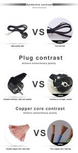 3 Core AC Power Cable 3×0.75/1.0/1.5mm² Schuko To <b>IEC</b> <b>C19</b> 3 Pole Connector Power Cord 1.8m - Product Image 4