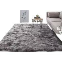 Tapis en fourrure artificielle moelleux et tapis pour salons, fournitures d'usine en gros.
