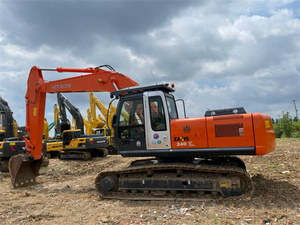 รถขุดฮิตาชิ ZX240 Zaxis240 ของแท้ เครื่องจักรก่อสร้าง รถขุดตีนตะขาบ รับประกัน 1 ปี ระบบไฮดรอลิกเต็มรูปแบบ 1.3 เมตร - Product Image 3