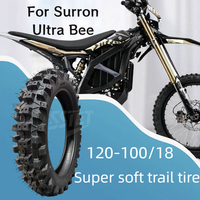 Casing Ban Lunak 120/100-18 untuk Motor Trail Cross-country, Kompatibel dengan Suku Cadang Surron Ultra Bee Berbagai Model