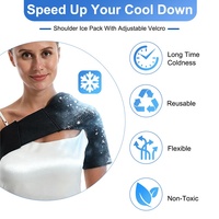 Nouvelle Bande de Compression Épaule 2026 pour Thérapie Chaud/Froid, Stabilité du Bras, Douleurs Musculaires, Manchon de Compression Noir pour Épicondyle Rotateur
