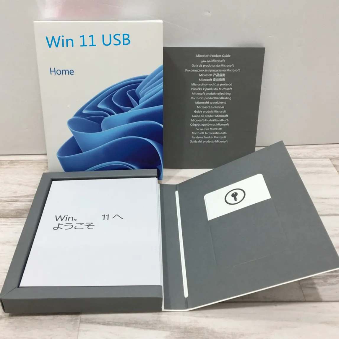 Win 11 Home Key USB กล่องขายปลีก FPP การเปิดใช้งานออนไลน์ 100% รับประกัน 6 เดือนภาษาอังกฤษ/เกาหลี/รัสเซีย/ญี่ปุ่น Win 10 Home กล่อง USB
