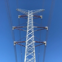 Brazo Transversal de FRP de 500kV para Líneas de Transmisión de Ultra Alto Voltaje, Brazo Transversal Eléctrico de Fibra de Vidrio, Fabricante OEM