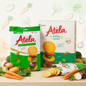 Craquelins végétaux croustillants Libra non frits, collation salée faible en gras, sac de 228g, vente en gros à fort potentiel de profit - Product Image 3