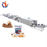 Ligne de production de chips de pommes de terre Lays 100-300 kg/h, machine à fabriquer des chips de banane, équipement pour chips de plantain et de manioc
