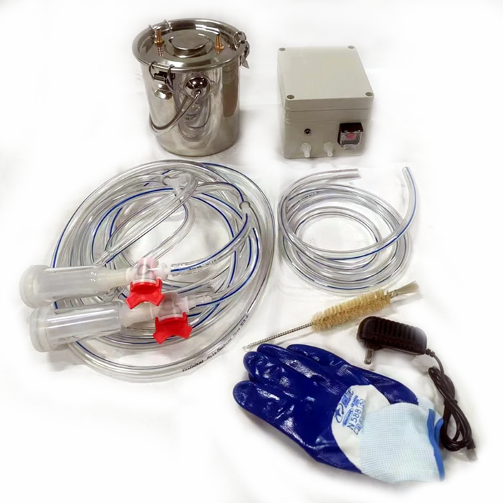 Mungitrice Elettrica Portatile Per Capre - Secchio 2L Acciaio Inox Con Pompa A Vuoto - Foto 9