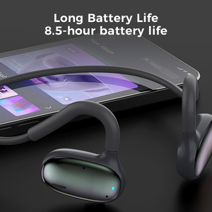 หูฟังนำเสียงผ่านกระดูก IPX-6เปิดหูพร้อมไมค์คู่ดีไซน์กันน้ำสำหรับกีฬากลางแจ้งไฟ LED แสดงสถานะแบตเตอรี่ - Product Image 6