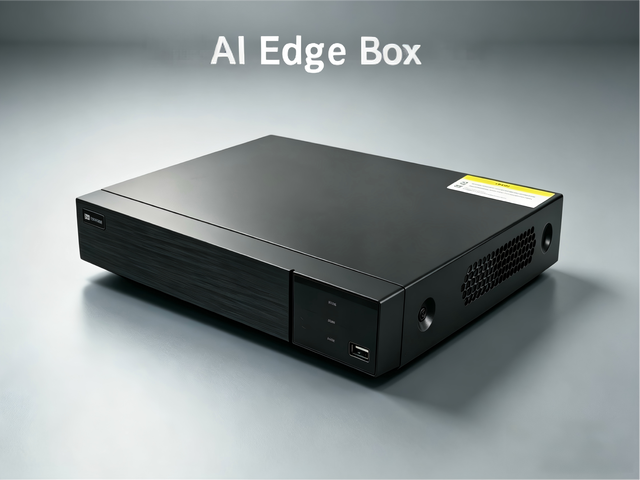 AI Intelligent Analysis Box Edge Computing Video AI Box 4 Channel Face Human Vehicle Detection Algorithm Server