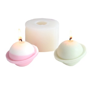 Moule à bougie rotatif en forme de <span class=keywords><strong>planète</strong></span>, pour savon fait main, décoration créative, pâtisserie, compatible four, DIY, colle goutte à goutte, plâtre, pot à succulentes - Product Image 6