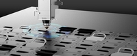 Máquina de corte láser de alta precisión, 7% de descuento, 2022, nueva, industrial, 6kW, fiable, completamente nublado, muestra i7, acero suave