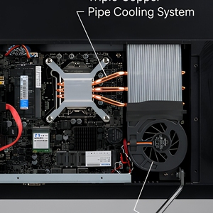 PC All-in-One da 23,8 Pollici con Processore Intel Core i3 i5 i7 i9, Computer per Ufficio ed Educazione, Porta HDMI e <span class=keywords><strong>COM</strong></span>, Ventola Silenziosa, Garanzia 3 Anni - Product Image 6