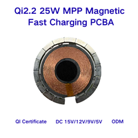 Module de chargeur sans fil magnétique Qi2.2 25W MPP PCBA, bobine émettrice de charge rapide, compatible USB PD QC, iPhone Android