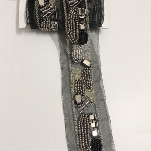 Hợp thời trang may trang trí tay may trên <span class=keywords><strong>Acrylic</strong></span> Đính cườm lưới ren TRIM lt2570b - Product Image 2