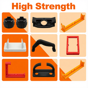 Özel Yüksek Mukavemetli Plastik Parça PA+GF Naylon <span class=keywords><strong>POM</strong></span> PET PE Plastik Enjeksiyon Kalıplama Hizmeti Plastik Enjeksiyon Kalıplı Parçalar - Product Image 1