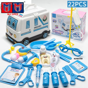 शैक्षिक नाटक दिलचस्प कई सहायक उपकरण चिकित्सा भूमिका निभाते हैं अस्पताल खिलौना डॉक्टर खिलौने हाथ के बैग के साथ - Product Image 4