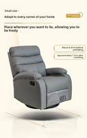Haute qualité moderne en cuir véritable rembourrage cadre en métal relaxant manuel ascenseur fauteuil inclinable canapé pour salon chambre