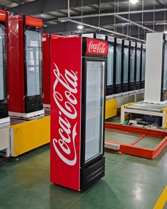 Nuevo Enfriador de Vidrio al por Mayor, Enfriador de Compresor Portátil de 2 Puertas con Enfriamiento Directo Ajustable para Bebidas Energéticas - Product Image 2