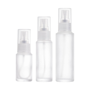 Zhejiang Ningbo Etiqueta Privada 20/30/50ml botella de Spray de vidrio transparente esmerilado para Perfume tónico <span class=keywords><strong>limpiador</strong></span> <span class=keywords><strong>Facial</strong></span> bomba rociador - Product Image 6