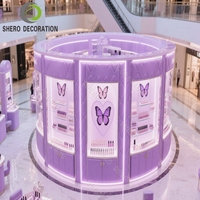 Salón de uñas moderno Muebles de exhibición Salón de uñas Muebles Centro comercial Kiosco