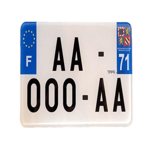 Placa <span class=keywords><strong>de</strong></span> Matrícula Europea <span class=keywords><strong>de</strong></span> Aluminio Metálica Personalizada, Nueva <span class=keywords><strong>de</strong></span> Fábrica <span class=keywords><strong>Original</strong></span> - Product Image 2