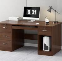 Bureau debout moderne pour ordinateur avec espace pour imprimante, bibliothèque de chambre à coucher, style luxueux, logo personnalisé en gros