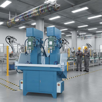 Machine de perçage et de taraudage automatique multi-axes à double poste de travail - Diamètre de perçage max. 35 mm, colonne carrée, haute rigidité
