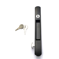Verrou à crochet de porte coulissante en aluminium, pour serrure de porte