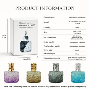 Lámpara de Aroma para el Hogar Estilo <span class=keywords><strong>Berger</strong></span>, Lámpara Catalítica de Perfume de Vidrio para Uso Aromático, Venta al por Mayor - Product Image 5