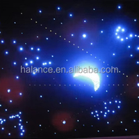 Kits d'effets d'étoiles de plafond à fibre optique, construction en plastique automobile, compatibilité 110V-220V, source lumineuse DMX, indice de protection IP33, 150W, lumière chaude