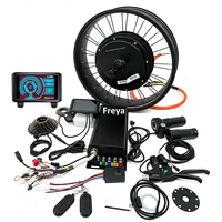 20/26inx4.0 QS205 50H 72V3000W 5000W 150/170/190mm Motor Penggerak Belakang Sabvoton 100A UKC1+ Kit Sepeda Enduro Stealth Bomber Fat Bike