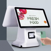 Terminal de caisse tout-en-un avec écran tactile de 15,6 pouces, imprimante 58 mm, paiement NFC, système de point de vente pour magasin de détail