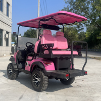 Personnaliser les véhicules communautaires de luxe. Resort Shuttle Bus.2-Voiture de club de golf 4 places. Véhicule de camping en plein air. Équipé d'un moteur de 7,5 kW